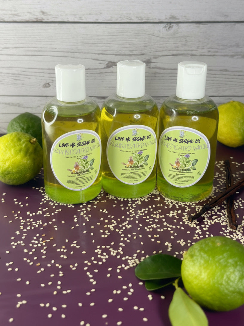 Sophisticated vanille Sesame Oil